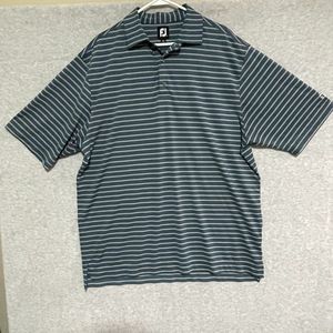 FootJoy Golf Polo Shirt Mens Xl FJ  Short Sleeve Berry Hills CC Log On Sleeve